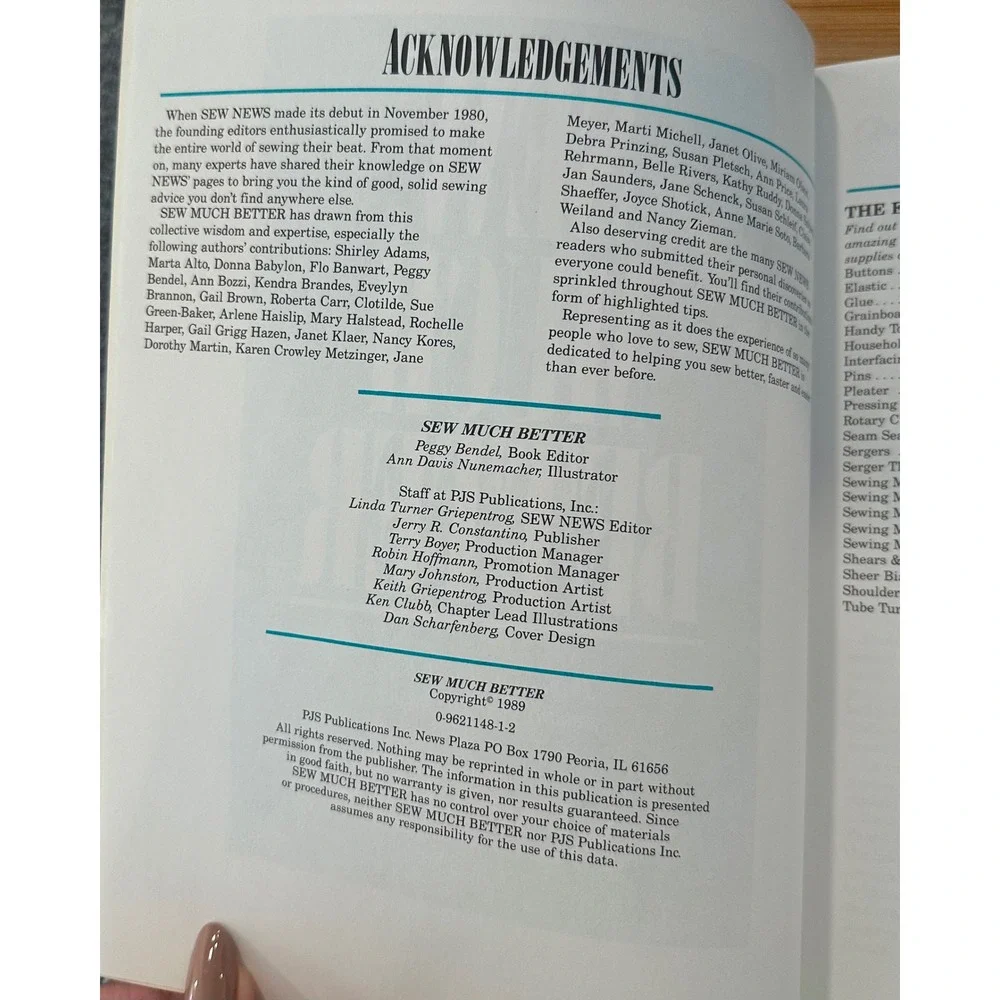 Sew Much Better Professional Secrets to Sewing Faster & Easier Sew News Book